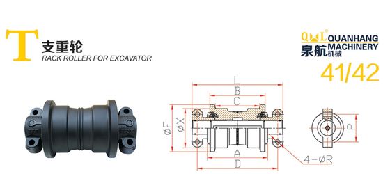 Komatsu PC40-5 экскаватор ролик PC45/50/55/56 грузоподъемный колесный подъем колеса давление колеса с нижним колесным аксессуаром